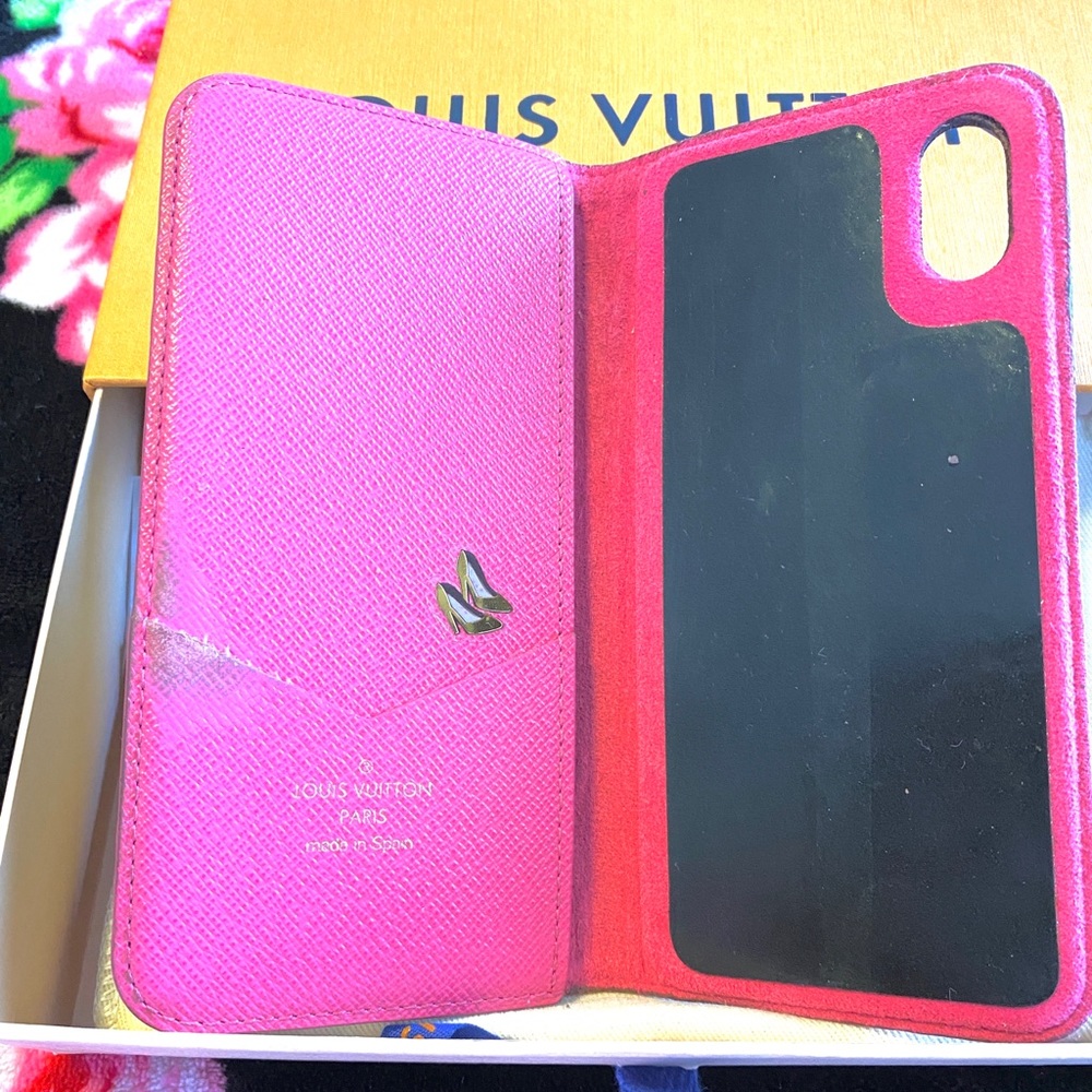 Authentic LV iPhone X/Xs folio